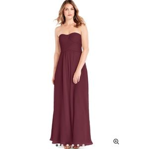 AZAZIE WILLA CABERNET BRIDESMAID DRESS
